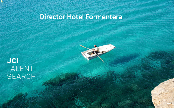 Director/a Hotel en Formentera