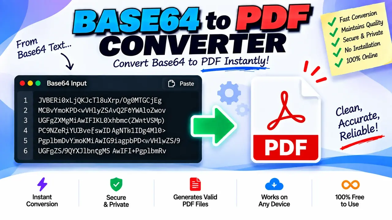 Convert Base64 To Pdf Online For Free
