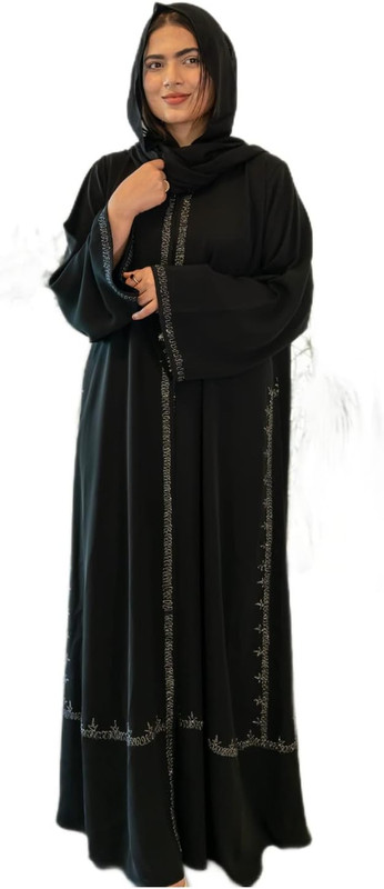 Nukhbaa Premium Abaya with Matching Hijab & Belt
