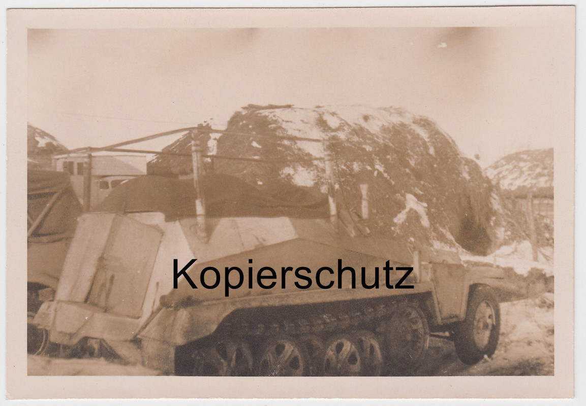 Foto 2.Wk Wehrmacht Schützenpanzerwagen Sdkfz 250 Halbkettenfahr