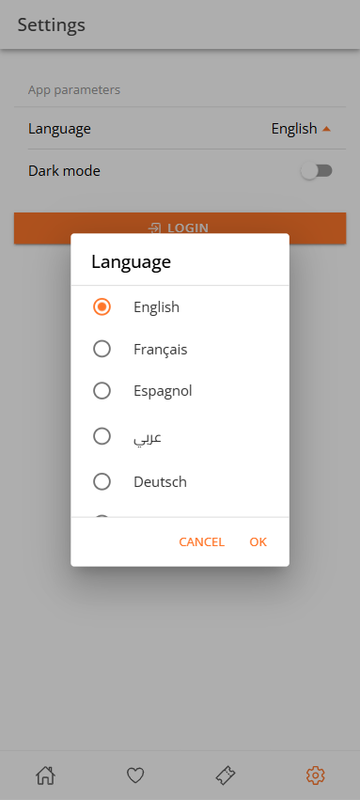 eventic attendee app settings