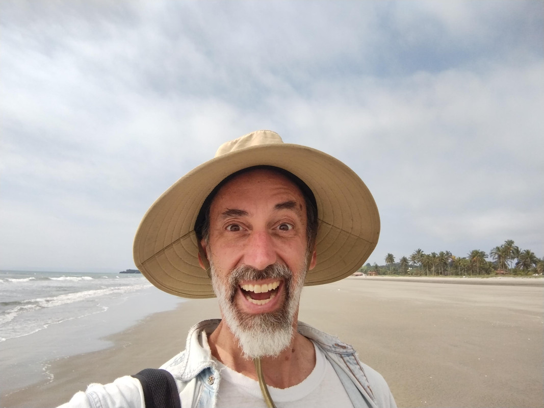 STeve smiling on beach