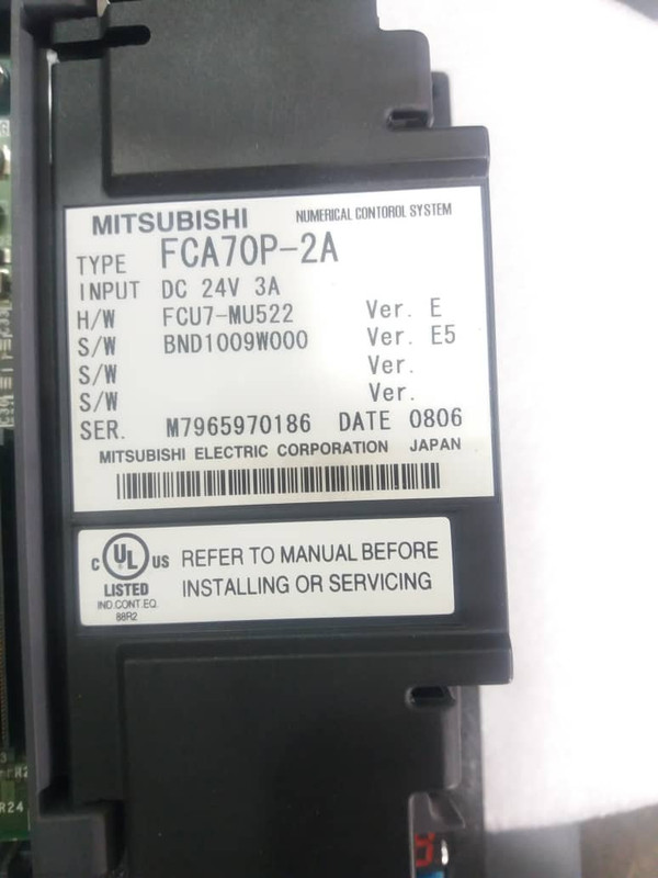 CNC mitsubishi FCA70P-2A software CNC mitsubishi FCA70P-2A software