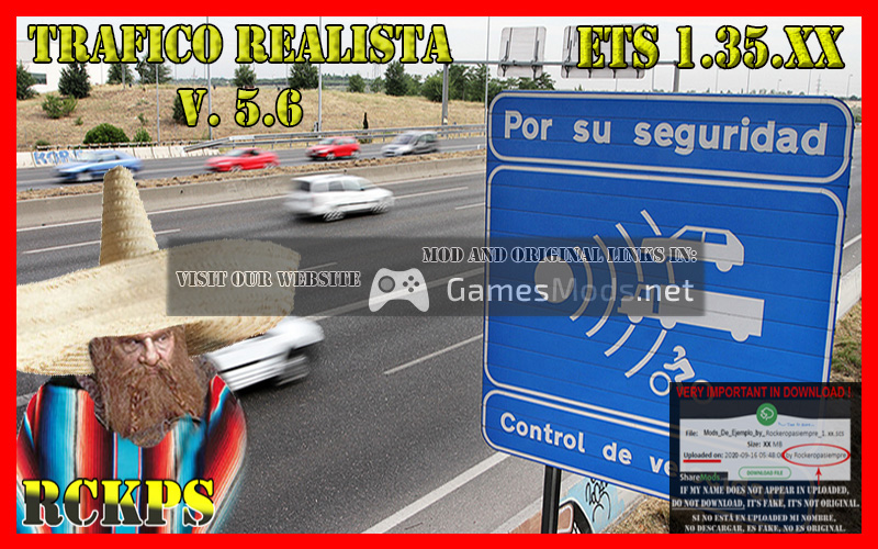 Realistic traffic 5.6 by Rockeropasiempre for V.1.35.XX