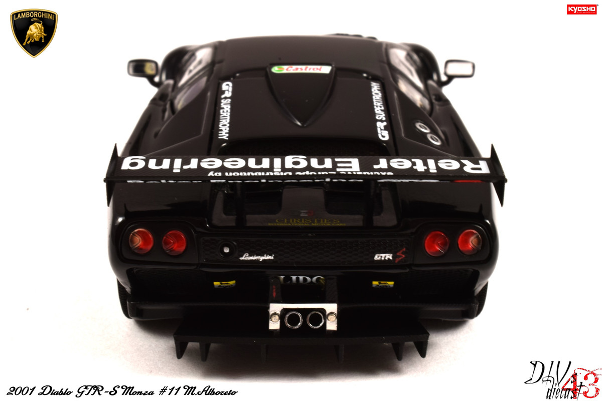 Diablo GTR-S Monza #11 M.Alboreto Black Kyosho (4)