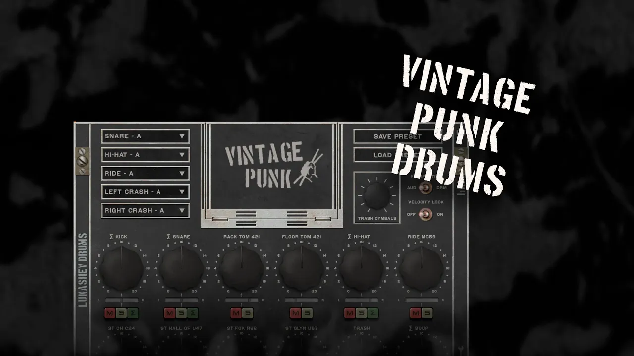 Vintage Punk Drums