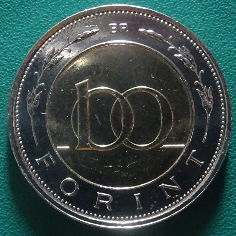 100 Forint. Hungría (2023) 175 Aniversario del Ejército Húngaro