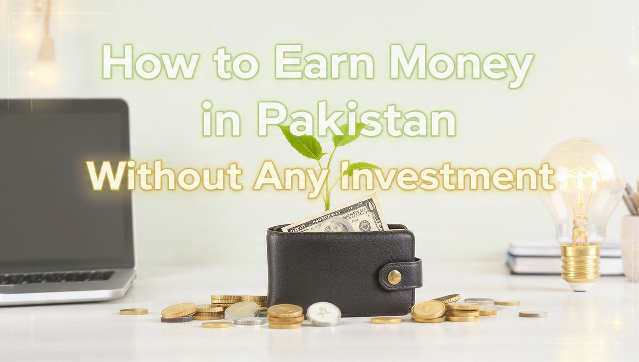 How to earn money in Pakistan without investment