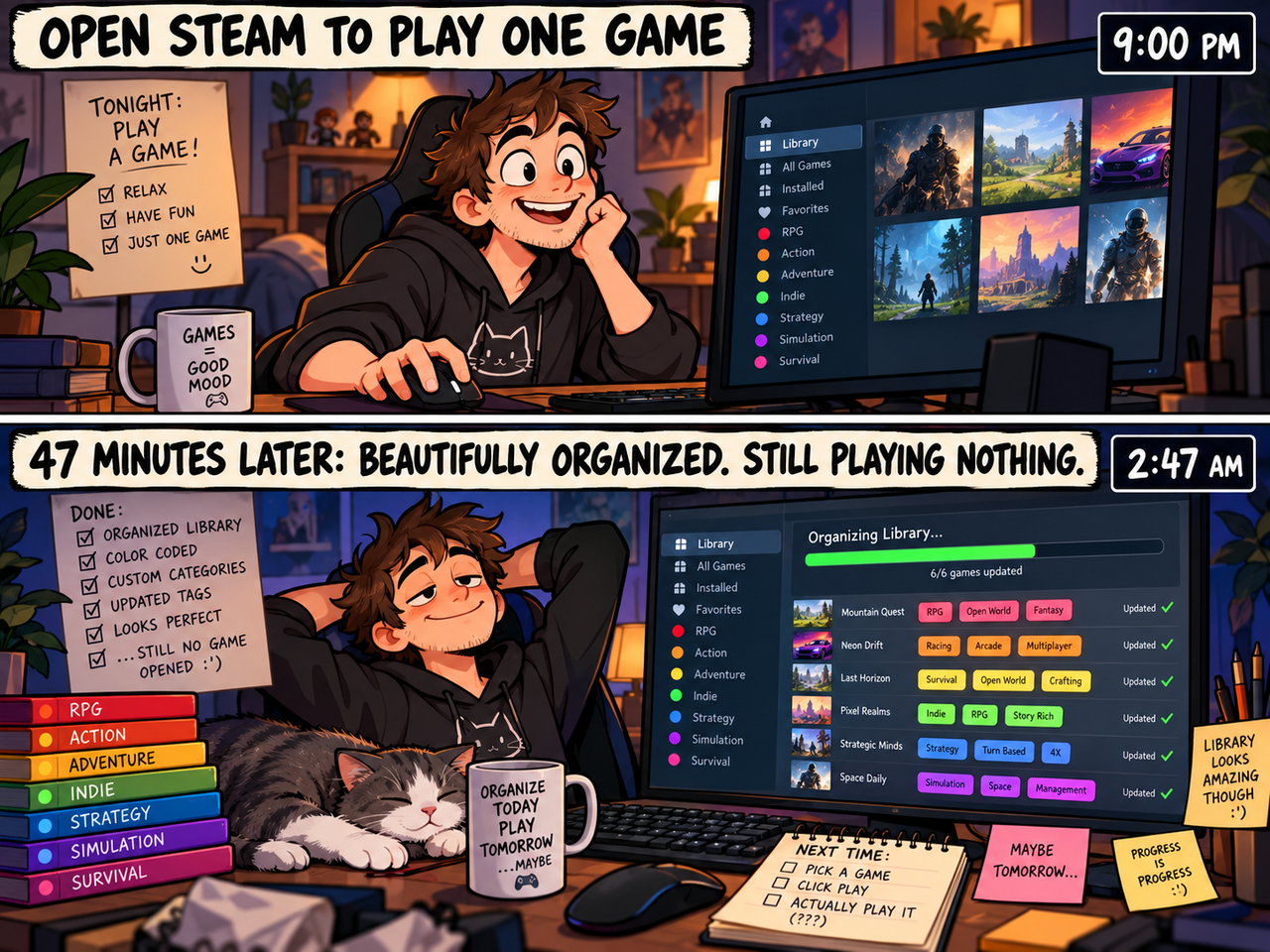 A quick Steam session, they said