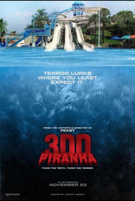 affiche Piranha 3DD