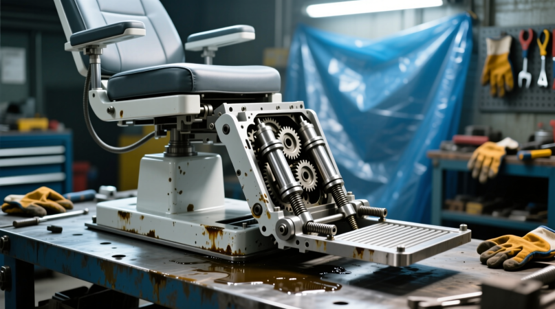 Замена механизма подъема педикюрного кресла