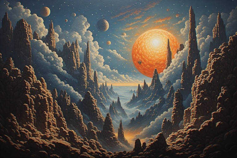 breathtaking-oil-painting-Suns