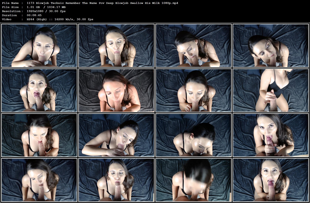 1173 Blowjob Technic Remember The Name Pov Deep Blowjob Swallow His Milk 1080p mp4