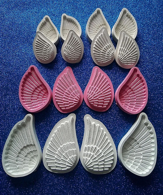 Set Molde fomi alas de ángel Termoforma para Goma Eva o Pasta fria