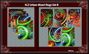N.Z. Urban Moari Rugs 4X3 Set B