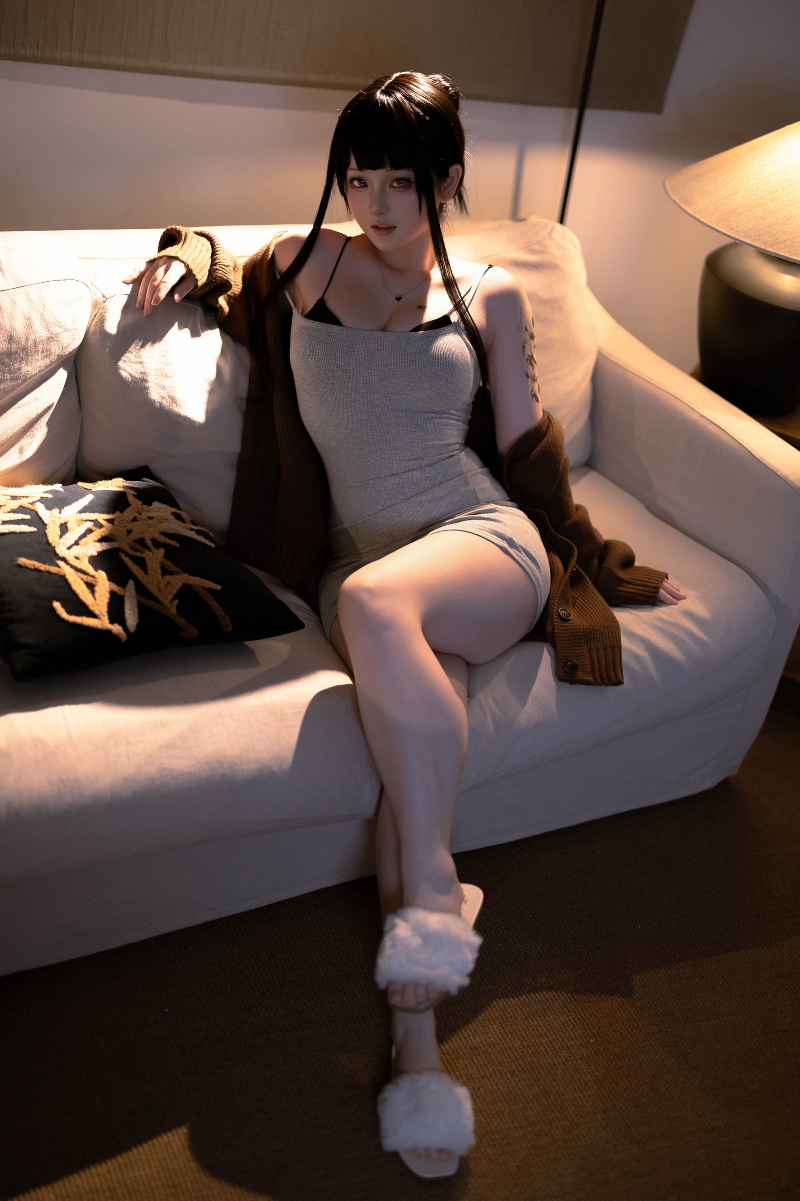 屿鱼 Yuyu 杀手妻子 主题 Cosplay 写真图集（50P｜444MB）插图1