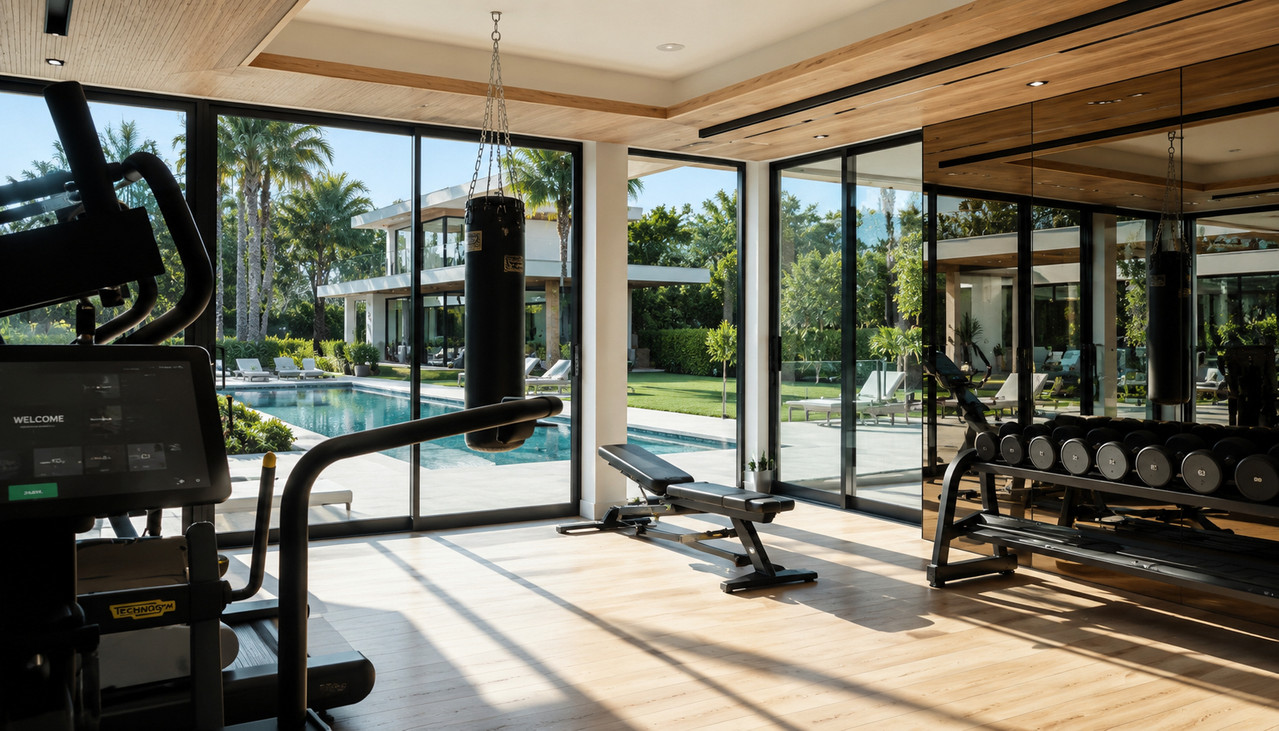 Ultra-luxury waterfront home interior