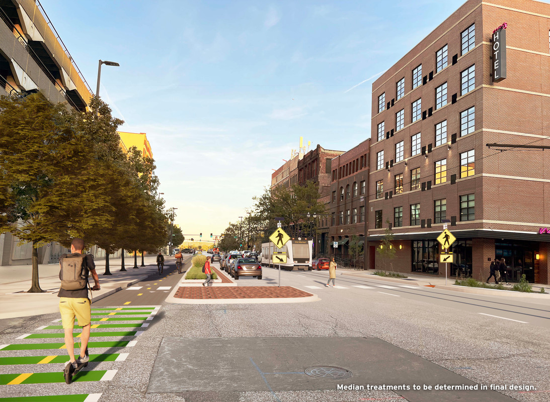 Rendering-New Protected Bikeway Harney View 2024 (002)