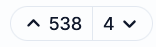 Photon up and down count.