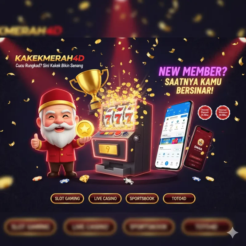 banner promosi kakek merah 4d terpercaya slot deposit dana