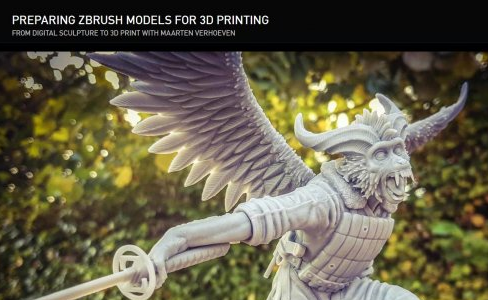 Preparing ZBrush Models for 3D Printing with Maarten Verhoeven