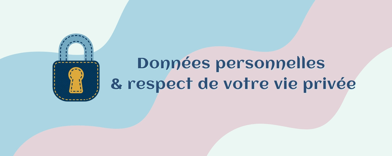 Bannière : Données personnelles et vie privée – Saperlipopette by Léna