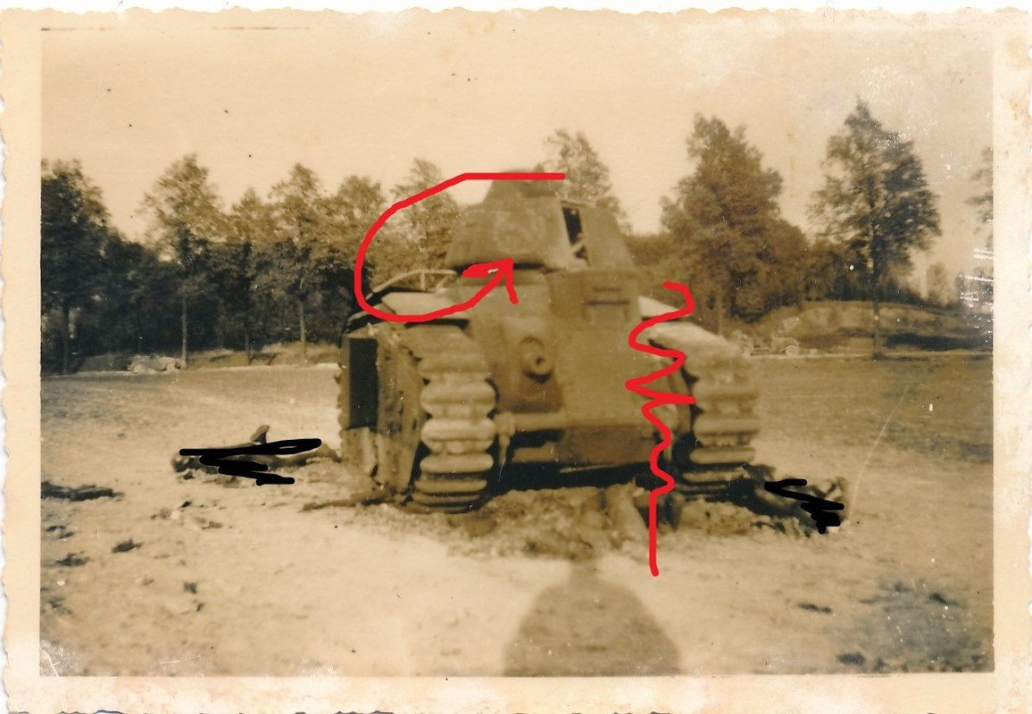 französischer Panzer Tank Char B 16.5.1940 WK II