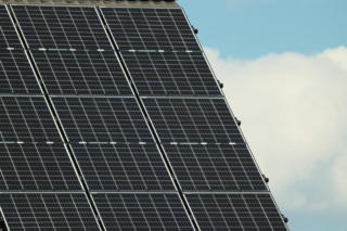 Des panneaux solaires