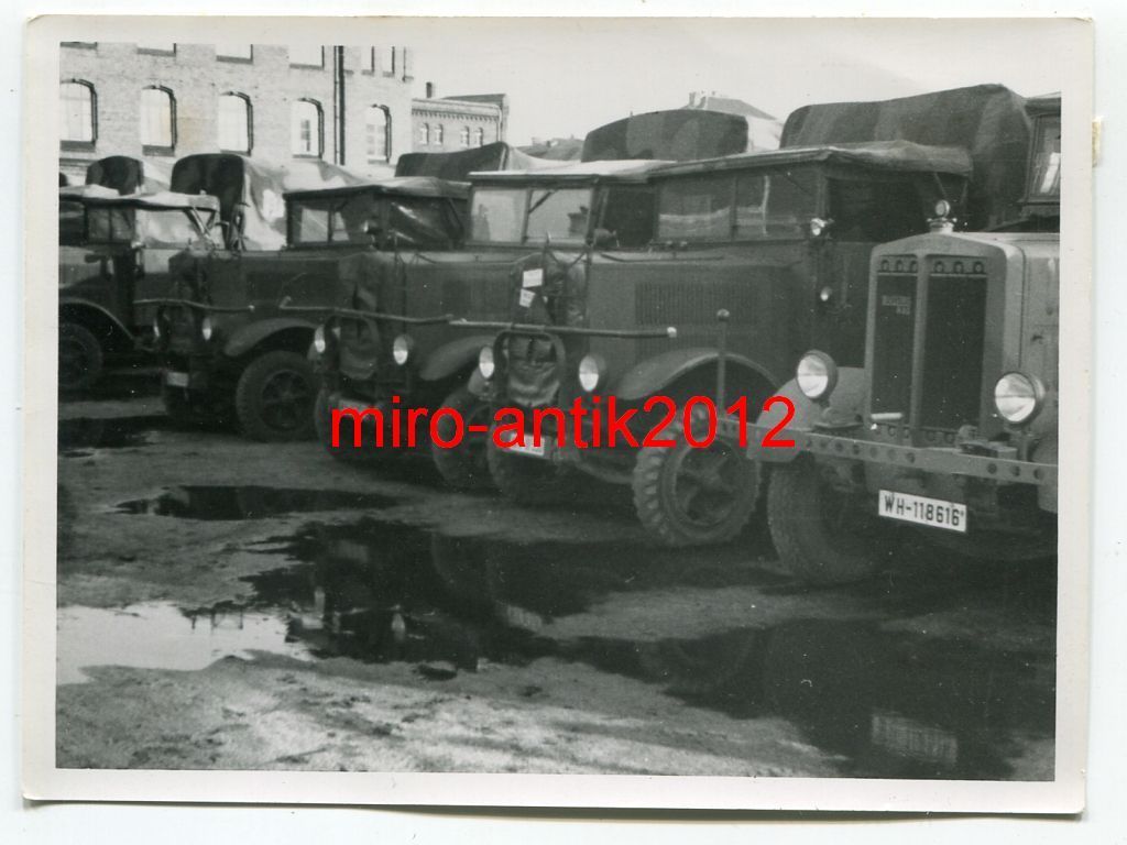 Foto, Wehrmacht, LKW, Apell, Büssing-NAG, Nahauf