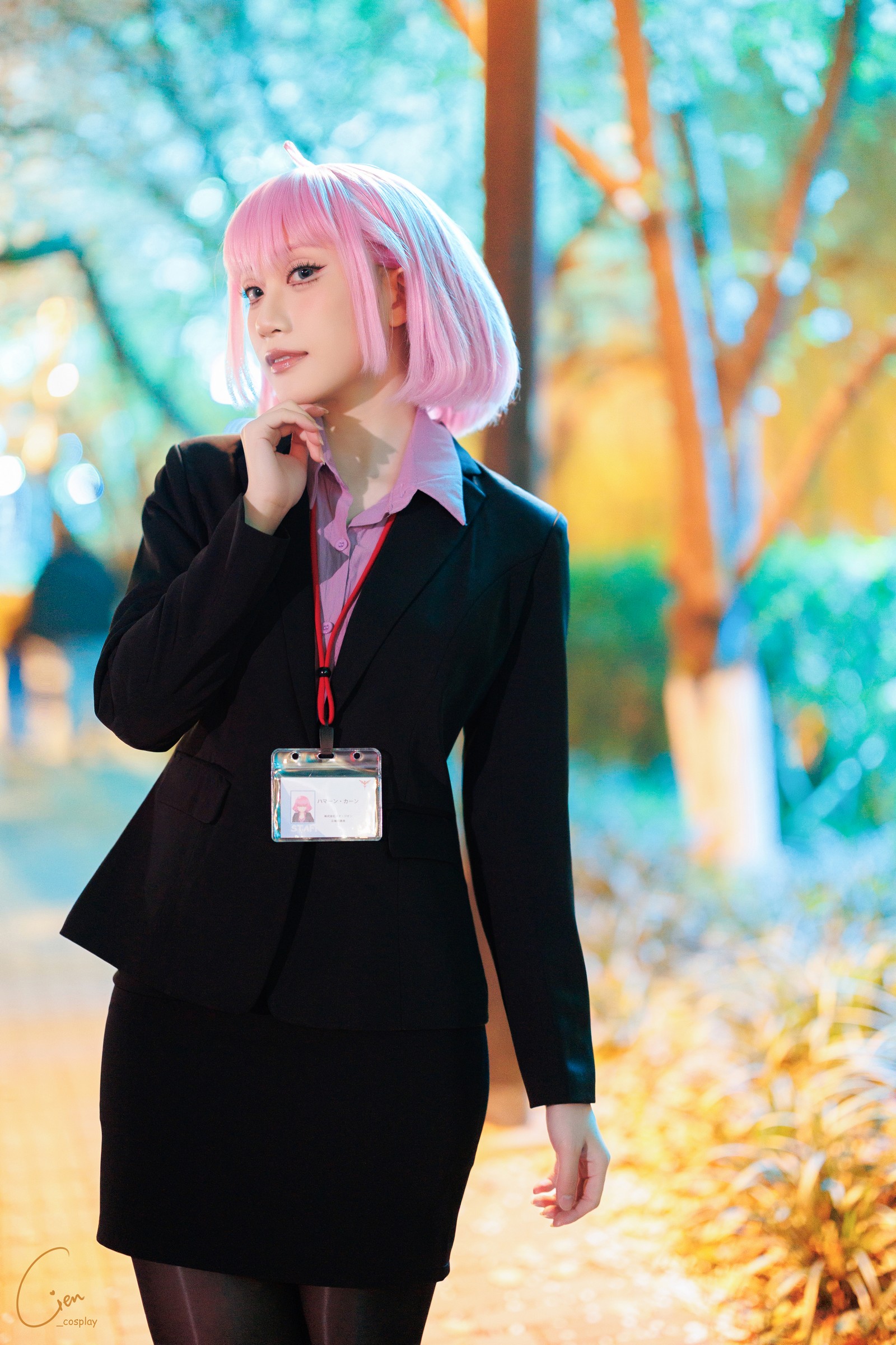 Cien恩恩 Apr.T2 Haman OL 制服 Cosplay 写真合集（25P｜192MB）插图4