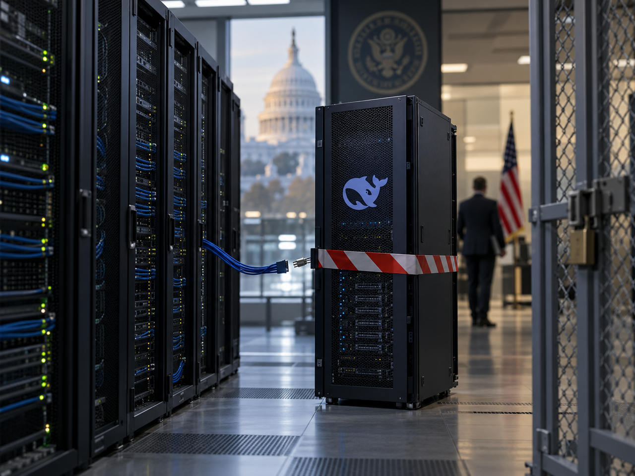 EUA proíbem DeepSeek em sistemas do governo e ampliam disputa tecnológica com a China