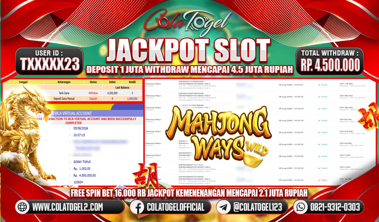JACKPOT SLOT GACORR!!
