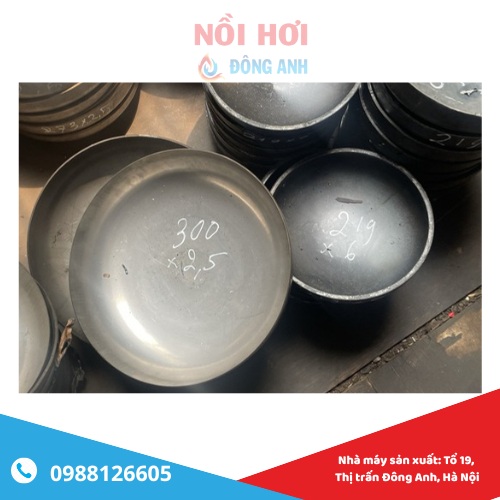 chỏm cầu inox d300