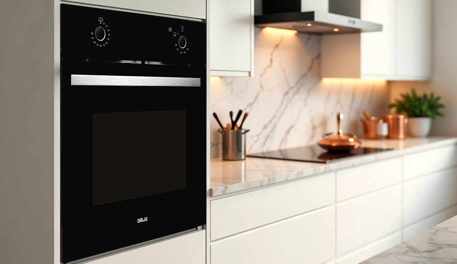 Horno Empotrable Drija Oceanía 60 Black en color negro.