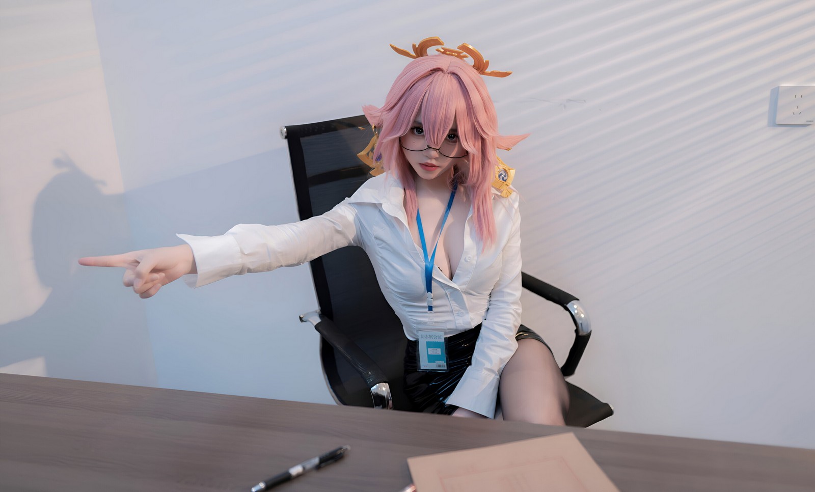 Bangni邦尼 – 面试主题 写真集（85P-16V-1.05GB）剧情向插图2