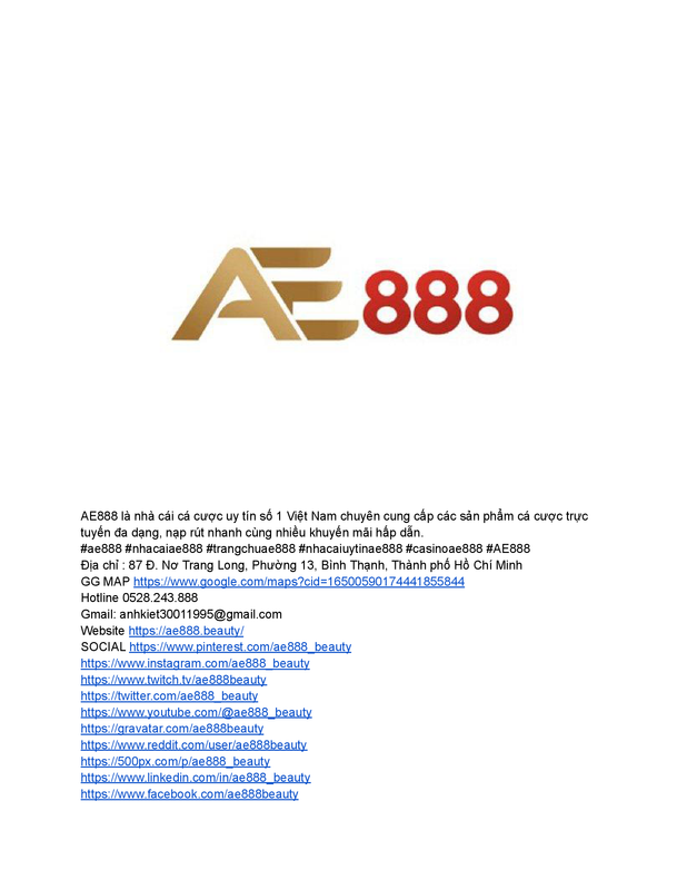 AE888 🎖️ LINK ĐĂNG NHẬP TRANG CHỦ CHÍNH THỨC MỚI NHẤT ✔️