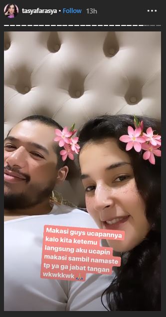 Tasya Farasya membagikan kabar dirinya sedang hamil.