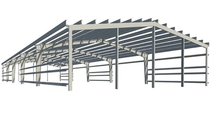 هنغار مع باب كبير