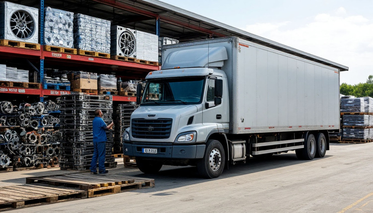 Машина и склад