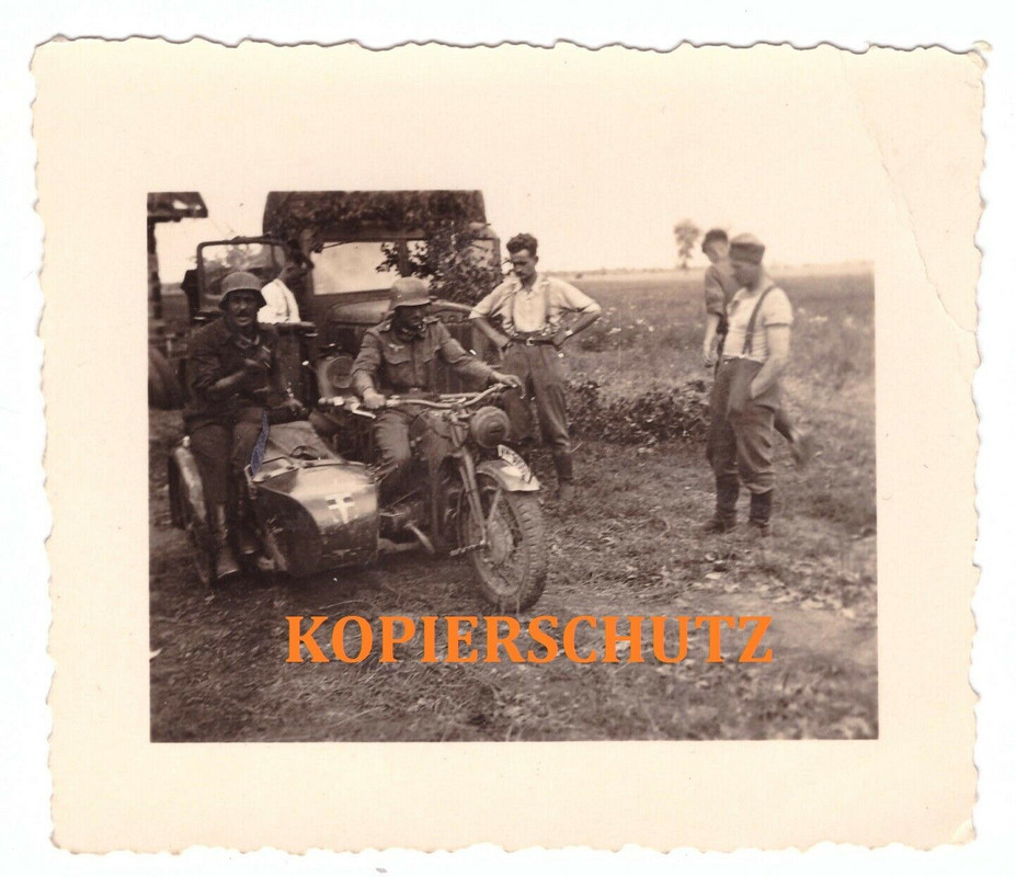 Foto Portrait Zündapp KS 600 Gespann,Krad,Motorrad,Wehrmacht,motorbike 1942