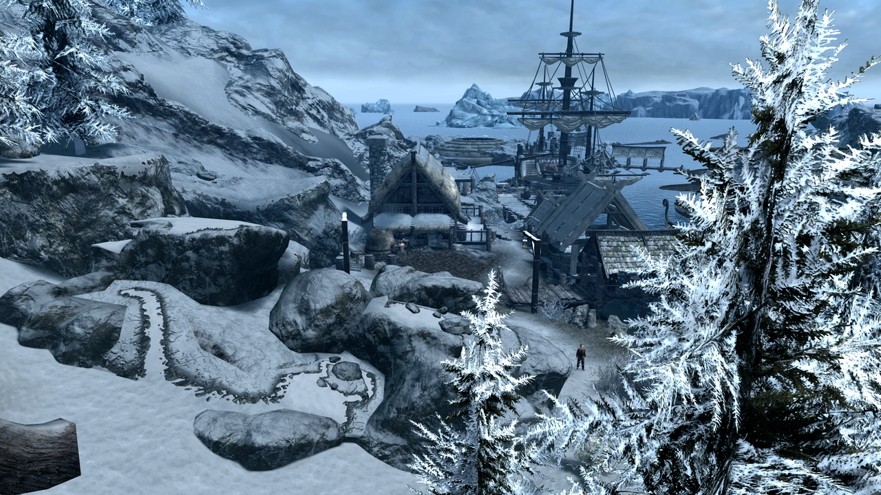 4 No BDS, bEnableProjecteUVDiffuseNormals=1, bEnableImprovedSnow=1