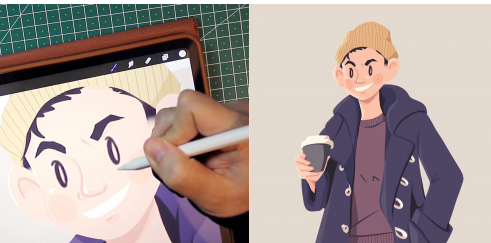 Lineless Illustrations in Procreate 101- Drawing with Color and Shape