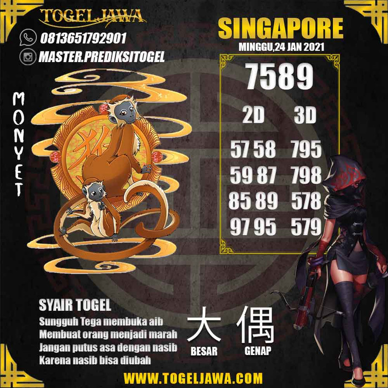 Prediksi Singapore Tanggal 2021-01-24