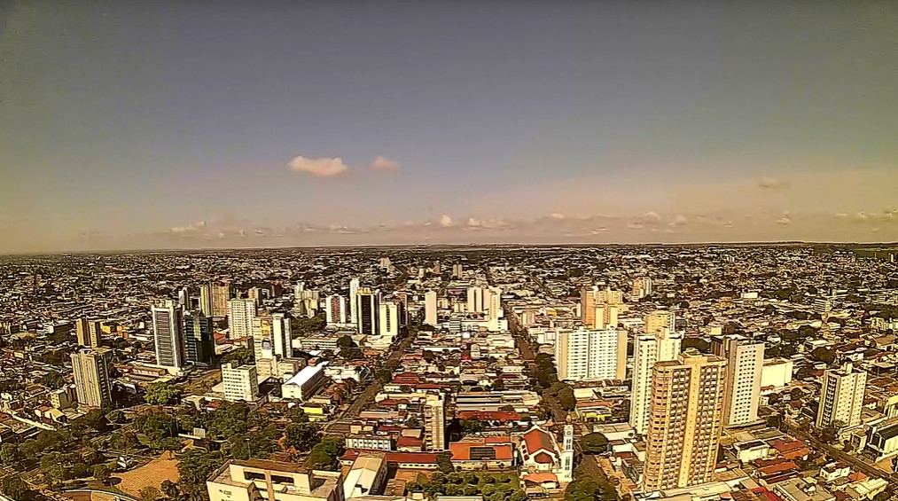 Campo Grande nesta manhã de doingo