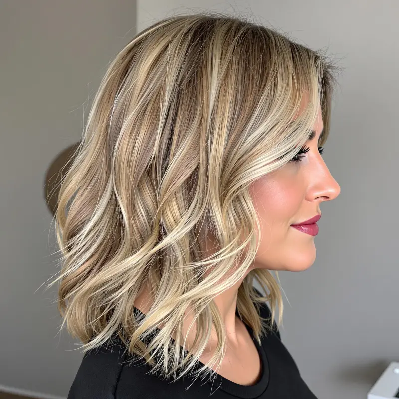 Glowing Glamour: The Luxe Blonde Transformation - old money blonde short hair