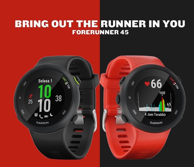 jual GARMIN Forerunner 45 harga spesifikasi review