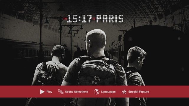 1 - 15:17 Tren a París [DVD9Full] [PAL] [Cast/Ing/Ale] [2018] [Acción]