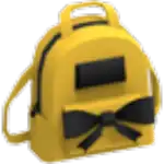 Yellow Designer Backpack