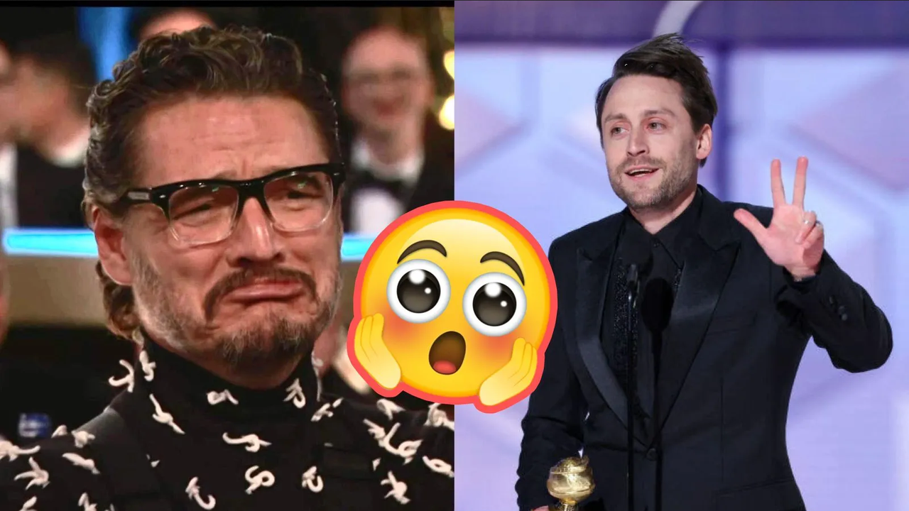 Kieran Culkin se burló de Pedro Pascal en los Golden Globes 2024