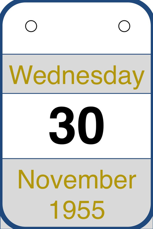 Calendar: 25 November 1955
